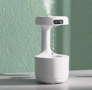 Anti-Gravitations-Luftbefeuchter Mit Uhr Wassertropfen