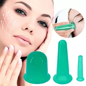 Silikonsauger-Set für Schröpfkopf-Vakuum-Massage