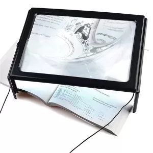 3-Fache Seitenlupe zum Lesen mit LED-Licht