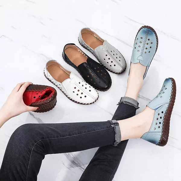 sommer-sandalen mit breiter passform, ledersandalen, schuhe mit breiter passform, loafer mit breiter passform, schuhe aus echtem leder für frauen, slipper aus leder für frauen