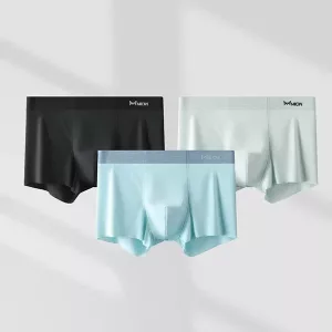 Herrenunterwäsche, nahtlose Unterwäsche, Herren Boxer, nahtlose Boxer, Ice Silk Underwear