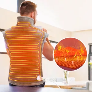 Heizkissen, Rückenheizkissen, elektrischer Körperwärmer, elektrisches Heizkissen, Heizwickel, Körperheizkissen, Rücken- und Nackenheizkissen