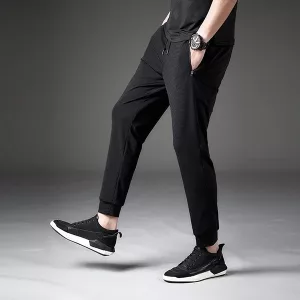 Herren-Jogger, Herrenhosen, Freizeithosen, Sommerhosen, Netzhosen, schnell trocknende Hosen, atmungsaktive Hosen