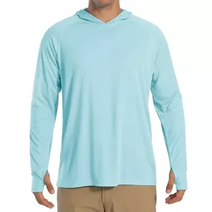 Langarmshirt, Sonnenschutzshirt, UV-Schutzshirt, Kapuzenshirt, schnell trocknendes Shirt