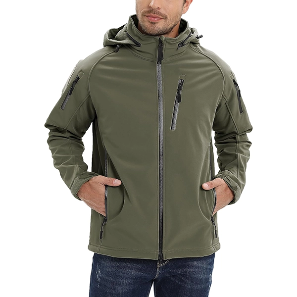 Fleecejacke, Winterjacke, taktische Jacke, wasserdichte Jacke, Kapuzenjacke, Fleecejacke mit Kapuze, winddichte Jacke