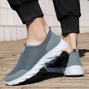 Turnschuhe zum Hineinschlüpfen, Freizeit-Turnschuhe, atmungsaktive Schuhe, leichte Turnschuhe, Netz-Turnschuhe