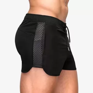 Laufshorts, Netzshorts, Herrenshorts, Sportshorts, Laufshorts mit Tasche, schnell trocknende Shorts, Joggingshorts, Fitnessshorts