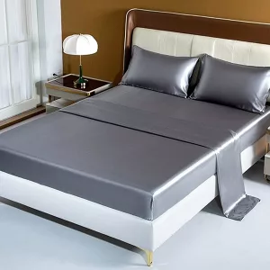 Satin-Bettwäsche Laken Set, Satin Laken