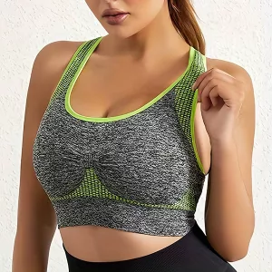 Damen Sport-BH, Workout-Top, Fitness-BH, Push-up-Sport-BH, gepolsterter Sport-BH, Sport-Top, Workout-BH, Yoga-BH, schnell trocknender Sport-BH