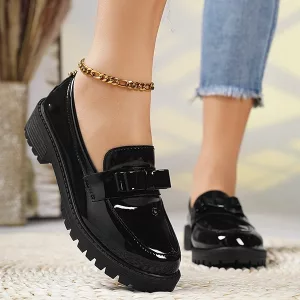 Slipper, Slipper für Frauen, Lack-Slipper