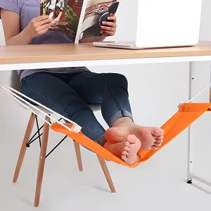 Tragbare Fußhängematte Schreibtisch-Fußstütze