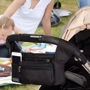 Baby-Kinderwagen-Organizer-Aufbewahrungstasche Reise-Caddy
