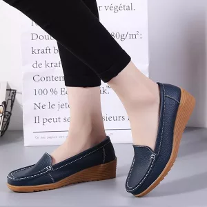 Damen Loafers Slip-On Sommerschuhe