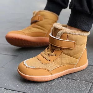 Kinder Winter Barfußstiefel Weite Schuhe