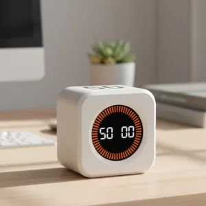 LED Produktivitätstimer mit Gravitation Sensor Umkehrwürfel