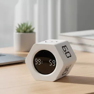 Produktivitäts-Timer Schwerkraftsensors Flip-Würfel mit LED-Anzeige
